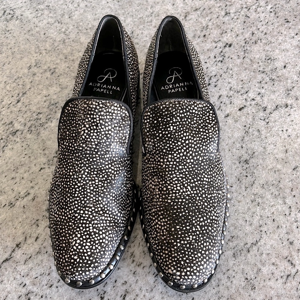 NWOB 🖤 Adrianna Papell - Prince Calf Hair Loafers